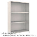 TRUSCO スチールラック 軽量棚背板・側板付 W1200XD450X1800 4段 ネオグレー ( 64X-24 NG(ネオグレー) ) トラスコ中山(株)