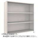 TRUSCO スチールラック 軽量棚背板・側板付 W1800XD450X1800 4段 ネオグレー 66X-24 NG(ネオグレー) ( 66X24 ) トラス...