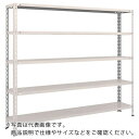 TRUSCO スチールラック 軽量棚 中棚ボルトレス型1800X300X1500 5段 ネオグレー ( L56V-15 NG(ネオグレー) ) トラスコ中山(株...