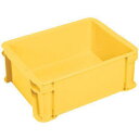 ヒシ S型コンテナ 有効内寸309×234×120mm 黄 ( S-9 Y ) 三菱ケミカルインフラテック(株)物流資材部