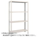 TRUSCO スチールラック 軽量棚 中棚ボルトレス型 875X300X1500 4段 ネオグレー ( L53V-14 NG(ネオグレー) ) トラスコ中山(株...