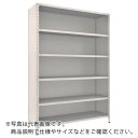 TRUSCO スチールラック 軽量棚背板・側板付 W1500XD450X2100 6段 ネオグレー 75X-26 NG(ネオグレー) ( 75X26 ) トラス...