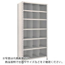 TRUSCO スチール製軽量ボルト式棚 縦仕切付 W875×D450×H1800 3列6段 ネオグレー 63X-37 NG(ネオグレー) ( 63X37 ) ト...