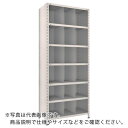 TRUSCO スチール製軽量ボルト式棚 縦仕切付 W875×D450×H2100 3列6段 ネオグレー 73X-37 NG(ネオグレー) ( 73X37 ) トラスコ中山(株)(4)