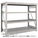 【SALE価格】TRUSCO スチールラック M10型重量棚 1800X760XH1500 4段 単体 ネオグレー ( M10-5674 NG(ネオグレー) )...