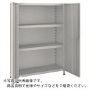 TRUSCO スチールラック 軽量棚両開扉付 875X383XH1200 天地4段 ネオグレー ( 43V-T24 NG(ネオグレー) ) トラスコ中山(株)