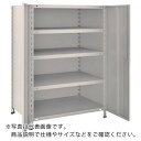 TRUSCO スチールラック 軽量棚両開扉付 875X600XH1200 天地5段 ネオグレー 43W-T25 NG(ネオグレー) ( 43WT25 ) トラス...