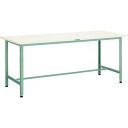 【SALE価格】TRUSCO 軽荷重作業台(300kg)AE型 1800X750XH740 基本タイプ グリーン色 ( AE-1800 (2コンポウ) ) トラ...