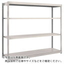 TRUSCO スチールラック M1.5型軽中量棚 1760×445×H1500 4段単体 ネオグレー ( M1.5-5644 NG(ネオグレー) ) トラスコ中山(株)
