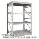 【SALE価格】TRUSCO スチールラック M10型重量棚 1200X900XH1800 4段 単体 ネオグレー ( M10-6494 NG(ネオグレー) )...