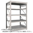 TRUSCO スチール製重量ボルト式棚 M10型 W1200×D900×H1815 5段 単体 ネオグレー ( M10-6495 NG(ネオグレー) ) トラスコ中山(株)