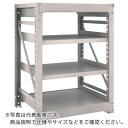 TRUSCO スチールラック M10型重量棚 900X760XH1200 4段 単体 ネオグレー ( M10-4374 NG(ネオグレー) ) トラスコ中山(株)