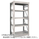 TRUSCO スチール製重量ボルト式棚 M10型 W900×D620×H1815 5段 単体 ネオグレー ( M10-6365 NG(ネオグレー) ) トラスコ...