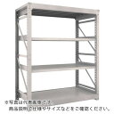 【SALE価格】TRUSCO スチールラック M10型重量棚 1500X760XH1800 4段 単体 ネオグレー ( M10-6574 NG(ネオグレー) )...