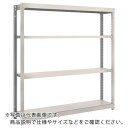 TRUSCO スチールラック M1.5型軽中量棚 1460×295×H1500 4段単体 ネオグレー ( M1.5-5534 NG(ネオグレー) ) トラスコ中...
