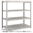 TRUSCO スチールラック M1.5型軽中量棚 1160×595×H1200 4段単体 ネオグレー ( M1.5-4464 NG(ネオグレー) ) トラスコ中山(株)
