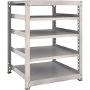 TRUSCO スチールラック M3型中量棚 900×921×H1200 5段 単体 ネオグレー ( M3-4395 NG(ネオグレー) ) トラスコ中山(株)
