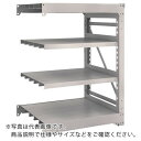 TRUSCO スチールラック M10型重量棚 900X760XH1200 4段 連結 ネオグレー ( M10-4374B NG(ネオグレー) ) トラスコ中山(...