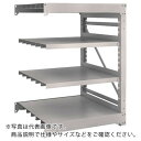 TRUSCO スチールラック M10型重量棚 900X900XH1200 4段 連結 ネオグレー ( M10-4394B NG(ネオグレー) ) トラスコ中山(株)