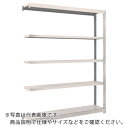 TRUSCO スチールラック M1.5型軽中量棚 1460×295×H1800 5段連結 ネオグレー ( M1.5-6535B NG(ネオグレー) ) トラスコ...