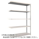 TRUSCO スチールラック M1.5型軽中量棚 1460X445XH2100 5段連結 ネオグレー ( M1.5-7545B NG(ネオグレー) ) トラスコ中山(株)
