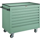 【SALE価格】TRUSCO BM3型キャビネットワゴン 1000X600XH880 浅6深1 ( BM3-S6L1(オールロック) ) トラスコ中山(株)
