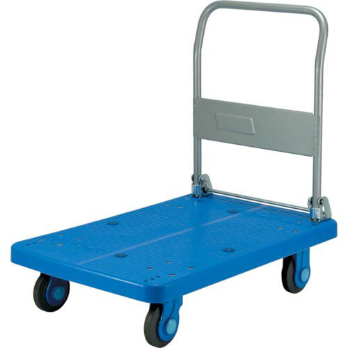 カナツー 静音[[R下]]プラ300樹脂製折畳み式ハンドトラック ( PLA300-DX(ハンドルオリタタミシキ) ) (..