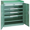 TRUSCO スライド工具キャビネット 881X551 コボレ止め天板付 ( DX-32 ) トラスコ中山(株)