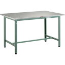 【SALE価格】TRUSCO 軽荷重作業台(300kg)AE型 1200X750XH740 ステンレス張り グリーン色 ( AES-1200 (テンバン ステン...