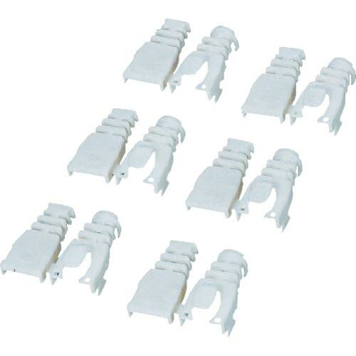 【SALE価格】ELECOM コネクタ保護カバー後付けタイプ/6個 ベージュ ( LD-ABBE6 ) エレコム(株)