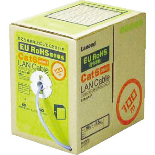【SALE価格】ELECOM EURoHS指令準拠LANケーブル100mリール巻ブルー ( LD-CT6/BU100/RS ) エレコム(株)