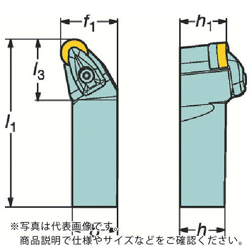 乐天商城 - サンドビック コロターンRC ネガチップ用シャンクバイト(410) ( DRSNR 3232P 19 (410) )