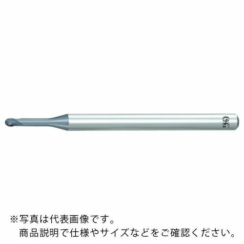 OSG 超硬ボールエンドミル WXLコート2刃(深リブボール形) ボール半径0.6mm 刃長1mm 首下長8mm 3111280 ( WXLLNEBDR0.6X...