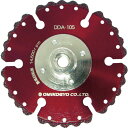 大見 コンクリート用溶着ダイヤカットソー(フランジ付) 外径105mm ( DDA-105 ) 大見工業(株)