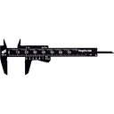 SK プラスチックノギス快段目盛 軽快 70mm ( PC-70KD ) 新潟精機(株)