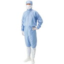 【SALE価格】GOLDWIN クリーンルーム用ウェア フロントファスナーワンピース ブルー M ( PP1410-B-M ) (株)ゴールドウイン
