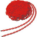 TRUSCO プラチェーン 6MMX30M レッド ( TPC-6R ) トラスコ中山(株)