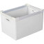 KUNIMORI プラダン NSコンテナ 50L(SWコーナー)ホワイト ( 78300-NS50L-WH ) (株)国盛化学