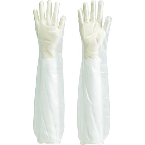 TRUSCO　使い捨てポリエチレンロング手袋　　（30枚入） TPL-60 ( TPL60 ) トラスコ中山（株）