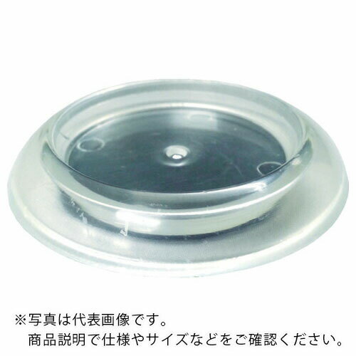 TRUSCO キャスタ-用受け皿 ゴム付 64MM 透明 ( TUR630-TM ) トラスコ中山(