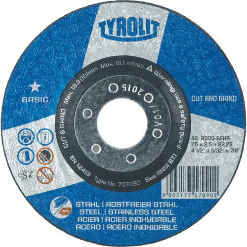 TYROLIT Ǹ C&G 100mm #30 ( 743938 ) TYROLIT