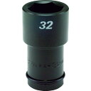 FPC インパクト セミロング ソケット 差込角19mm 対辺32mm 1.1/ ( 3/4WA-32 ) フラッシュツール(株)