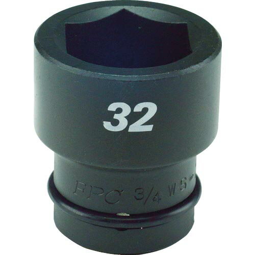 FPC インパクト ショート ソケット 差込角19mm 対辺32mm 1.1/4 ( 3/4WS-32 ) フラッシュツール(株)