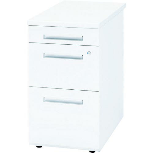 Rakuten - トヨスチール ( トヨセット ) 50Cシリーズ用脇机 3段 D700xW400xH700 ( 50CNL-047BWW ) トヨセット(株) 【メーカー取寄】