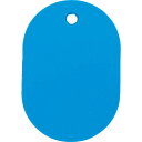 【SALE価格】TRUSCO 小判札 小 45X30mm 5枚入 空色 ( TKFS-LB ) トラスコ中山(株)