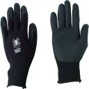 【SALE価格】川西 塩ビ背抜き手袋 スパイダー ブラック LL 1P ( 2530B-LL ) 川西工業(株)