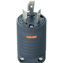 【SALE価格】明工 接地2P20A引掛プラグ(L6-20)20A.250V(黒) ( MH7172B ) (株)明工社