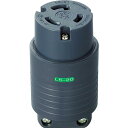 【SALE価格】明工 接地2P20A引掛コネクターボデー(L5-20)20A.125V(黒) ( MH8152B ) (株)明工社