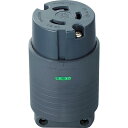 【SALE価格】明工 接地2P30A引掛コネクターボデー(L5-30)30A.125V(黒) ( MH8153B ) (株)明工社
