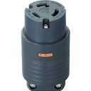 【SALE価格】明工 接地2P20A引掛コネクターボデー(L6-20)20A.250V(黒) ( MH8172B ) (株)明工社